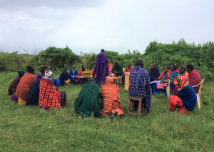        ‘Nasaruni’ (‘Saved’) VICOBA group meeting